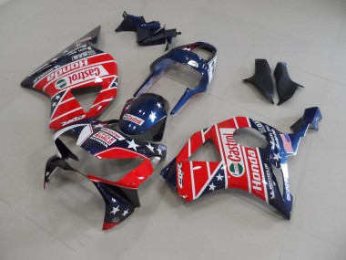 02-03 Dunkel blau Star Honda CBR900RR 954 Motorrad Verkleidung