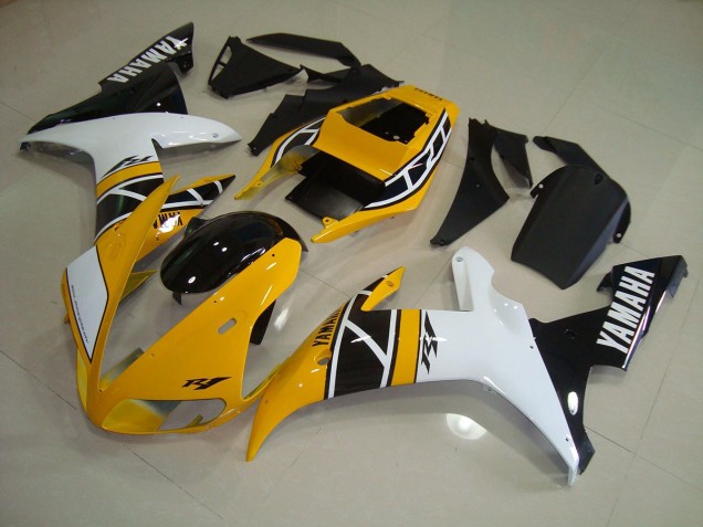 02-03 Gelb Anniversary Yamaha YZF R1 Motorrad Verkleidung
