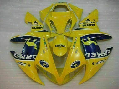 02-03 Gelb Yamaha YZF R1 Motorrad Verkleidung