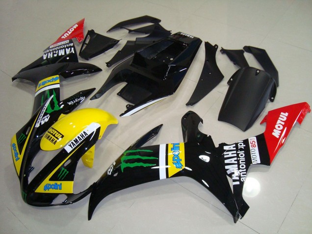 02-03 Monster Drink Grafik Yamaha YZF R1 Motorrad Verkleidung 02-03 Monster Drink Grafik Yamaha YZF R1 Motorrad Verkleidung