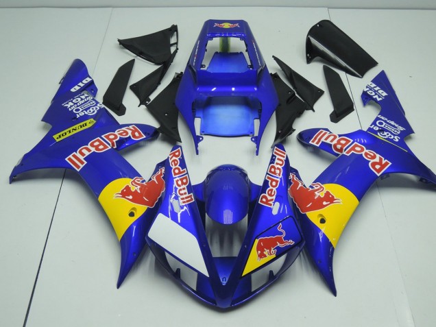 02-03 Rot Bull Yamaha YZF R1 Motorrad Verkleidung 02-03 Rot Bull Yamaha YZF R1 Motorrad Verkleidung
