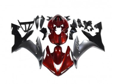 02-03 Rot Grau Schwarz Yamaha YZF R1 Motorrad Verkleidung