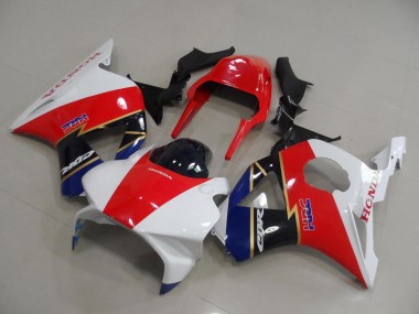 02-03 Rot Weiß Dunkel Blau Honda CBR900RR 954 Motorrad Verkleidung