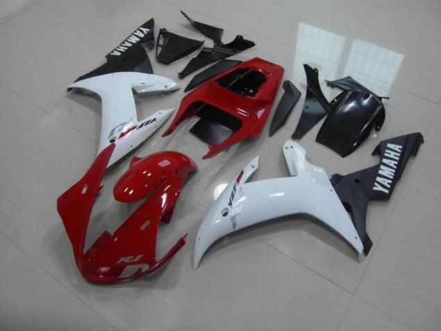 02-03 Rot Weiß Schwarz Yamaha YZF R1 Motorrad Verkleidung 02-03 Rot Weiß Schwarz Yamaha YZF R1 Motorrad Verkleidung