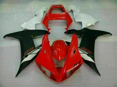 02-03 Rot Yamaha YZF R1 Motorrad Verkleidung Komplett Sets