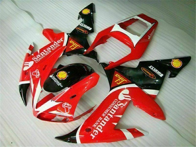 02-03 Rot Yamaha YZF R1 Motorrad Vollverkleidung 02-03 Rot Yamaha YZF R1 Motorrad Vollverkleidung
