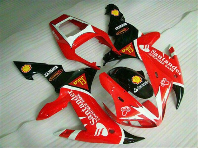 02-03 Rot Yamaha YZF R1 Motorrad Vollverkleidung 02-03 Rot Yamaha YZF R1 Motorrad Vollverkleidung