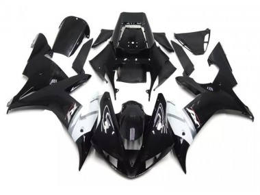 02-03 Schwarz Weiß Yamaha YZF R1 Motorrad Verkleidung