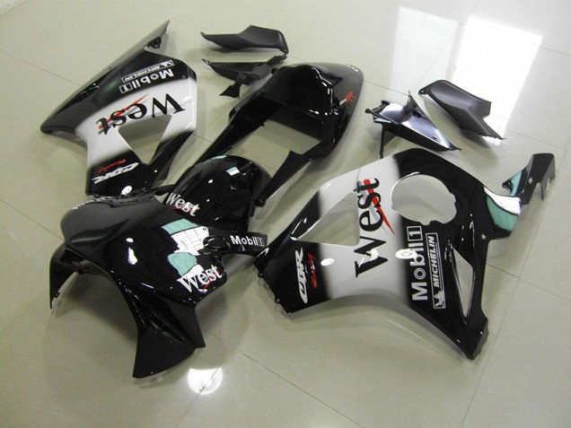 02-03 Schwarz West Honda CBR900RR 954 Motorrad Verkleidung 02-03 Schwarz West Honda CBR900RR 954 Motorrad Verkleidung