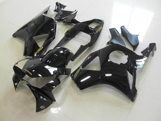 02-03 Schwarz und Gold Aufkleber Honda CBR900RR 954 Motorrad Verkleidung