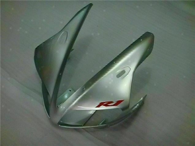 02-03 Silber Schwarz Yamaha YZF R1 Motorrad Verkleidung 02-03 Silber Schwarz Yamaha YZF R1 Motorrad Verkleidung