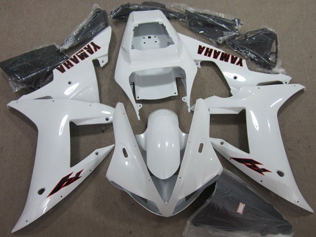 02-03 Weiß Schwarz Yamaha YZF R1 Motorrad Verkleidung