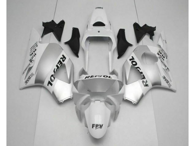 02-03 Weiß Silber Schwarz Repsol Honda CBR900RR 954RR Motorrad Verkleidung 02-03 Weiß Silber Schwarz Repsol Honda CBR900RR 954RR Motorrad Verkleidung