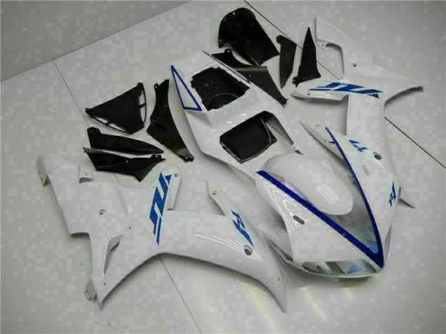 02-03 Weiß Yamaha YZF R1 Motorrad Verkleidung & Plastik 02-03 Weiß Yamaha YZF R1 Motorrad Verkleidung & Plastik