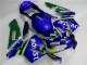 03-04 Blaugrün Movistar Castrol Honda CBR600RR Motorrad Verkleidung 03-04 Blaugrün Movistar Castrol Honda CBR600RR Motorrad Verkleidung