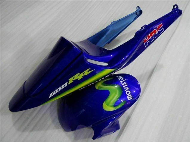 03-04 Blaugrün Movistar Castrol Honda CBR600RR Motorrad Verkleidung 03-04 Blaugrün Movistar Castrol Honda CBR600RR Motorrad Verkleidung