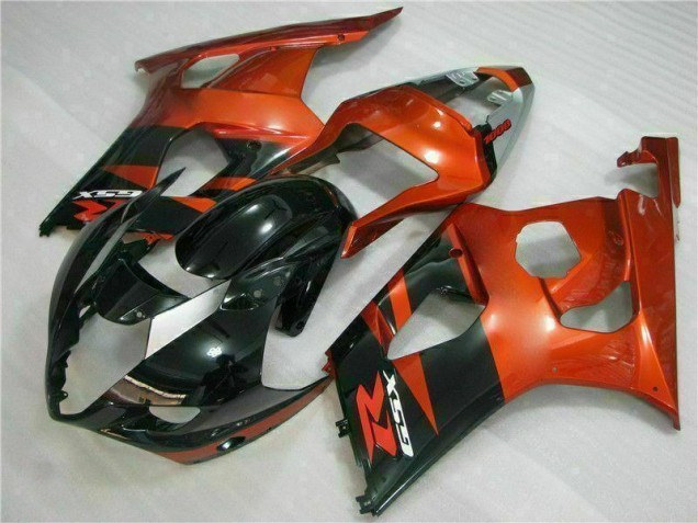 03-04 Braun Schwarz Suzuki GSXR 1000 Motorrad Verkleidung 03-04 Braun Schwarz Suzuki GSXR 1000 Motorrad Verkleidung