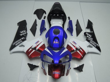 03-04 Dunkel rotblau Honda CBR600RR Motorrad Verkleidung