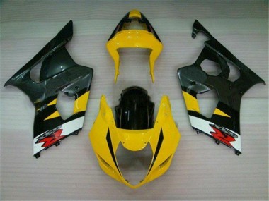 03-04 Gelb Schwarz Suzuki GSXR 1000 Motorrad Verkleidung