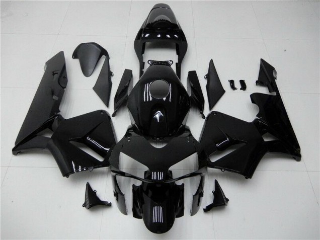 03-04 Glänzend Schwarz Honda CBR600RR Motorrad Verkleidungen 03-04 Glänzend Schwarz Honda CBR600RR Motorrad Verkleidungen