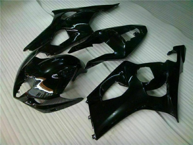 03-04 Glänzend Schwarz Suzuki GSXR 1000 Motorrad Verkleidung 03-04 Glänzend Schwarz Suzuki GSXR 1000 Motorrad Verkleidung