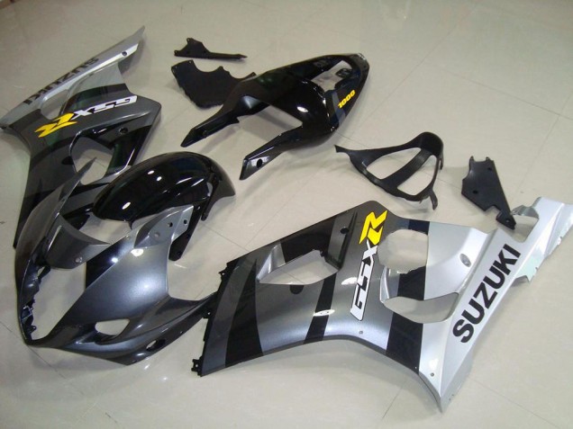 03-04 Graues Silber Suzuki GSXR 1000 Motorrad Verkleidung 03-04 Graues Silber Suzuki GSXR 1000 Motorrad Verkleidung