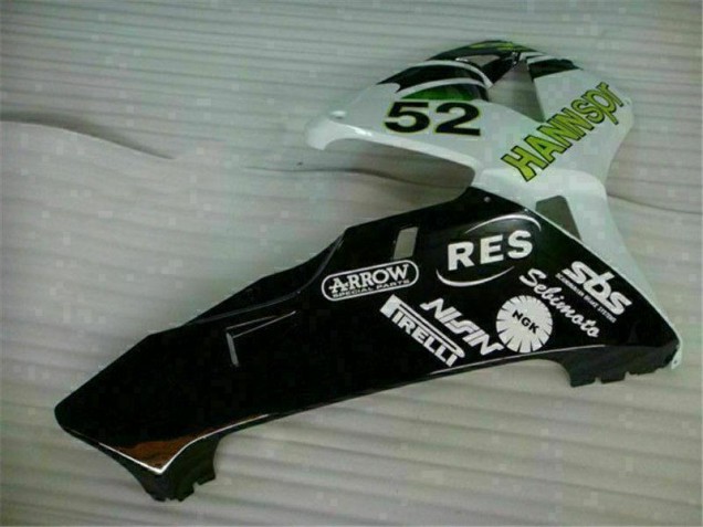 03-04 Grün Weiß Schwarz Honda CBR600RR Motorrad Verkleidung 03-04 Grün Weiß Schwarz Honda CBR600RR Motorrad Verkleidung