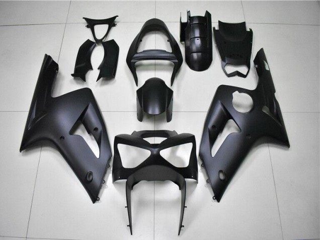 03-04 Matt Schwarz Kawasaki ZX6R Motorrad Verkleidung 03-04 Matt Schwarz Kawasaki ZX6R Motorrad Verkleidung