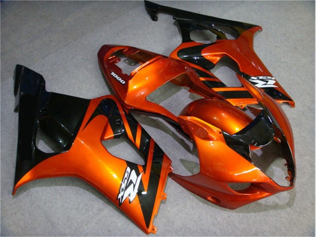 03-04 Orange Schwarz Suzuki GSXR 1000 Motorrad Verkleidung