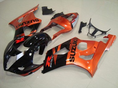 03-04 Orange und Schwarz Suzuki GSXR 1000 Motorrad Verkleidung