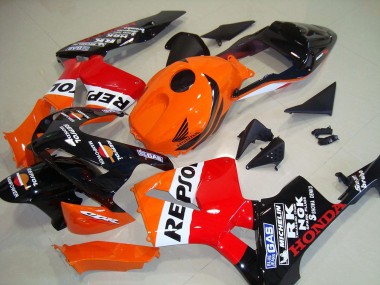 03-04 Repsol Honda CBR600RR Motorrad Verkleidung Komplett Sets