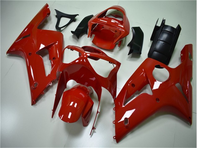 03-04 Rot Kawasaki ZX6R Motorrad Verkleidung
