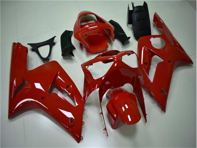 03-04 Rot Kawasaki ZX6R Motorrad Verkleidung