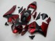 03-04 Rot Schwarz Honda CBR600RR Motorrad Verkleidung 03-04 Rot Schwarz Honda CBR600RR Motorrad Verkleidung