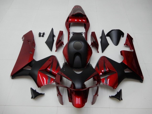 03-04 Rot Schwarz Honda CBR600RR Motorrad Verkleidung 03-04 Rot Schwarz Honda CBR600RR Motorrad Verkleidung