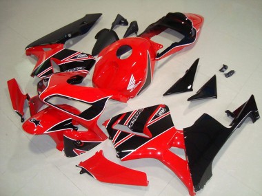 03-04 Rot Schwarz Honda CBR600RR Motorrad Verkleidungen