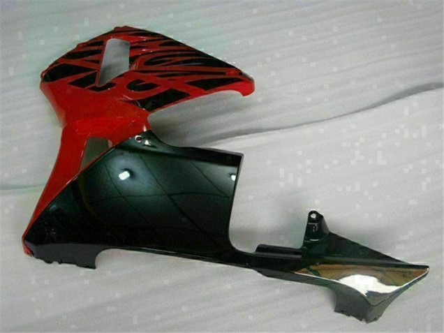 03-04 Rot Schwarz Honda CBR600RR Motorrad Vollverkleidung & Plastik 03-04 Rot Schwarz Honda CBR600RR Motorrad Vollverkleidung & Plastik