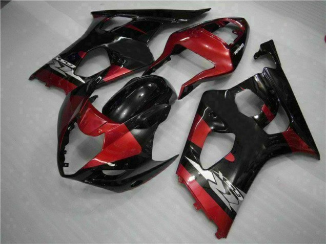 03-04 Rot Schwarz Suzuki GSXR 1000 Motorrad Verkleidung 03-04 Rot Schwarz Suzuki GSXR 1000 Motorrad Verkleidung
