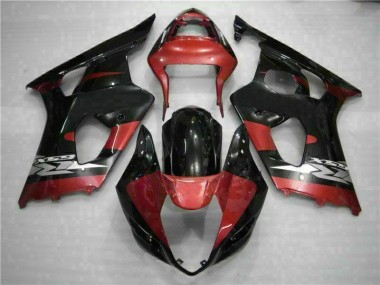 03-04 Rot Schwarz Suzuki GSXR 1000 Motorrad Verkleidung