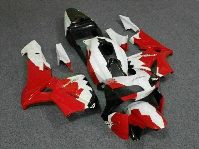 03-04 Rot Weiß Honda CBR600RR Motorrad Verkleidung 03-04 Rot Weiß Honda CBR600RR Motorrad Verkleidung