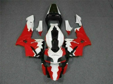 03-04 Rot Weiß Honda CBR600RR Motorrad Verkleidung