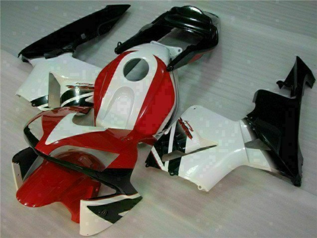 03-04 Rot Weiß Honda CBR600RR Motorrad Verkleidungen 03-04 Rot Weiß Honda CBR600RR Motorrad Verkleidungen