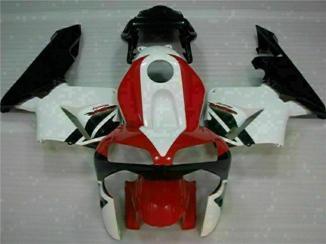 03-04 Rot Weiß Honda CBR600RR Motorrad Verkleidungen 03-04 Rot Weiß Honda CBR600RR Motorrad Verkleidungen