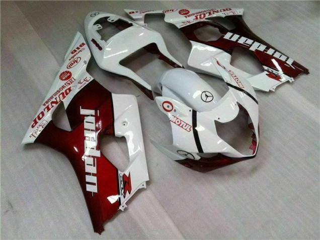 03-04 Rot Weiß Suzuki GSXR 1000 Motorrad Verkleidungen 03-04 Rot Weiß Suzuki GSXR 1000 Motorrad Verkleidungen