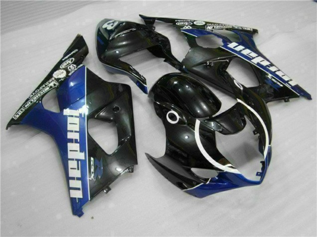 03-04 Schwarz Blau Suzuki GSXR 1000 Motorrad Verkleidung & Plastik
