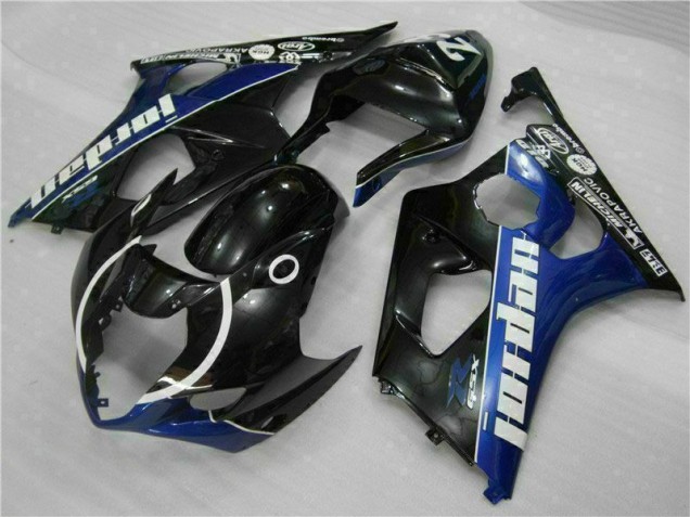 03-04 Schwarz Blau Suzuki GSXR 1000 Motorrad Verkleidung & Plastik
