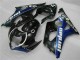 03-04 Schwarz Blau Suzuki GSXR 1000 Motorrad Verkleidung & Plastik