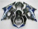03-04 Schwarz Blau Suzuki GSXR 1000 Motorrad Verkleidung & Plastik
