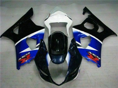 03-04 Schwarz Blau Suzuki GSXR 1000 Motorrad Vollverkleidung