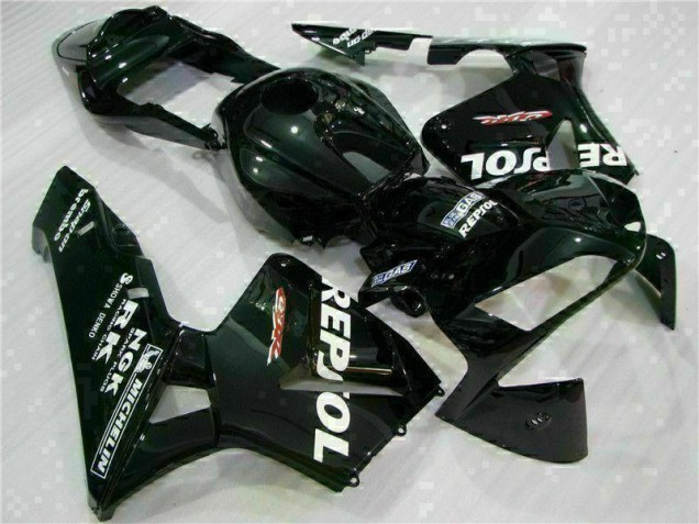 03-04 Schwarz Honda CBR600RR Motor Verkleidung 03-04 Schwarz Honda CBR600RR Motor Verkleidung
